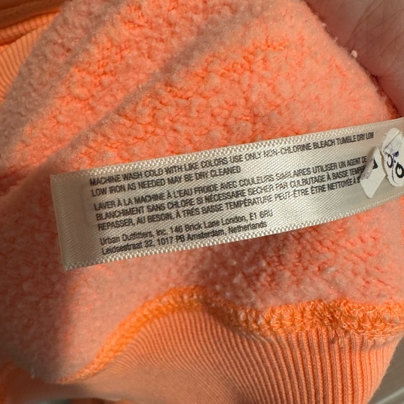 FP Movement Vibrant Orange Hoodie Sweatshirt Size S - Picture 5 of 16